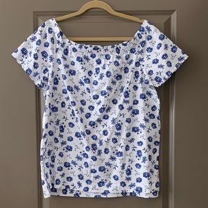 Banana Republic Factory Off the Shoulder Top